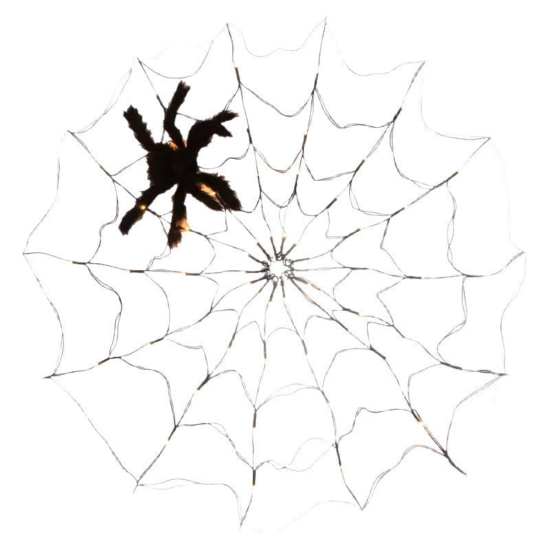 Spider Web LED Lights | Outdoor Halloween Decor